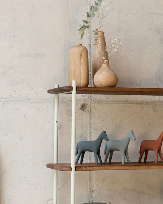 Set Floreros Rosa Morada